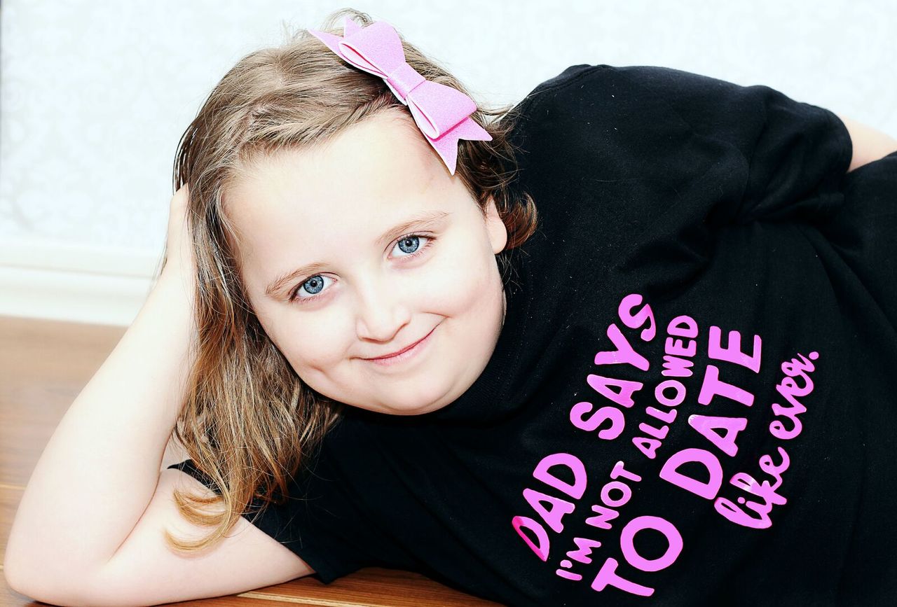 dad says I'm not allowed to date like ever Girls Shirt