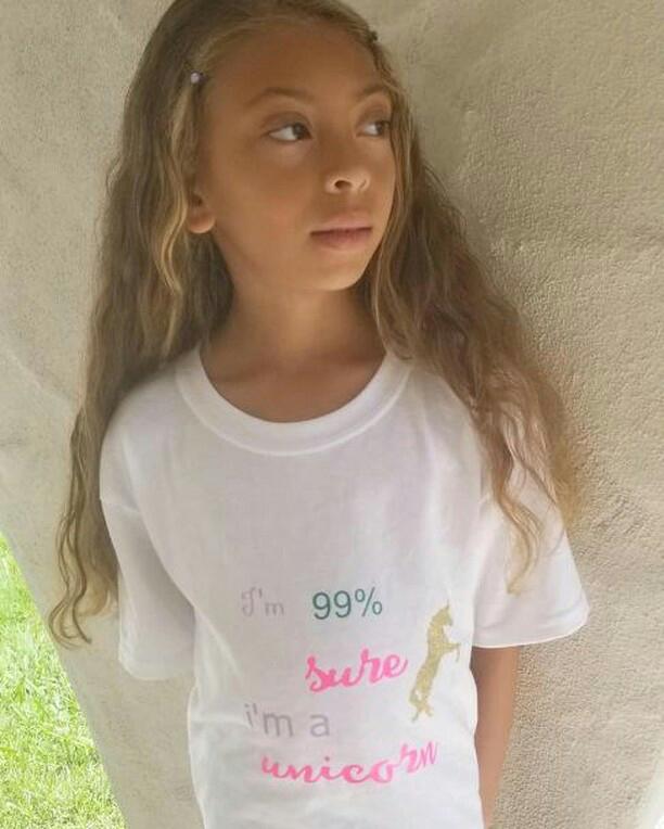 I'm 99% Sure I am a Unicorn Girls Shirt