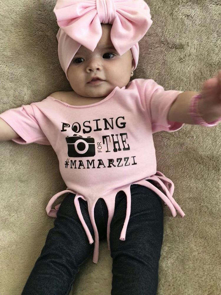 Posing for the #mammarazzi Girls Shirt