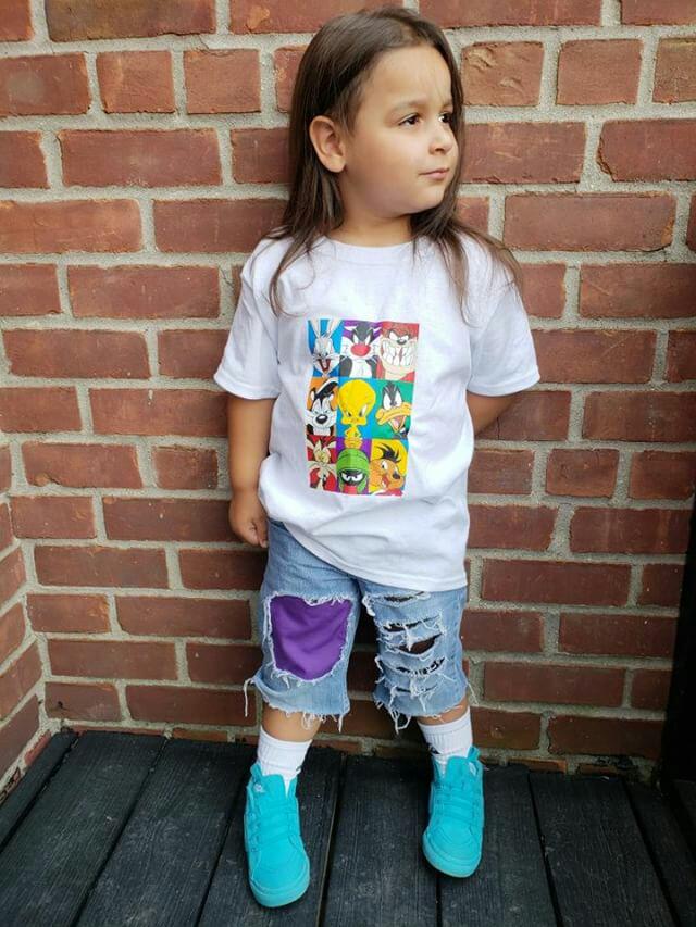 Purple Patch Boys Distressed Jeans Shorts