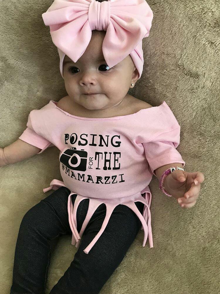 Posing for the #mammarazzi Girls Shirt