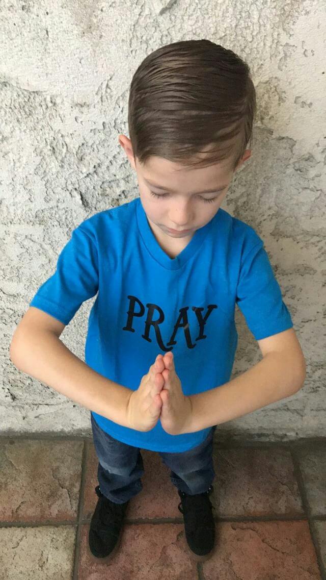Pray Boys Shirt Girls Shirt