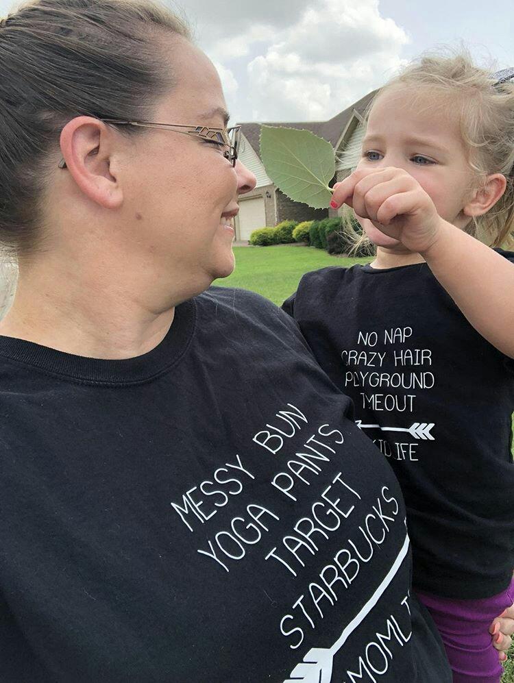 Mommy and Me #momlife #kidlife Ladies Shirt Girls Shirt Boys Shirt