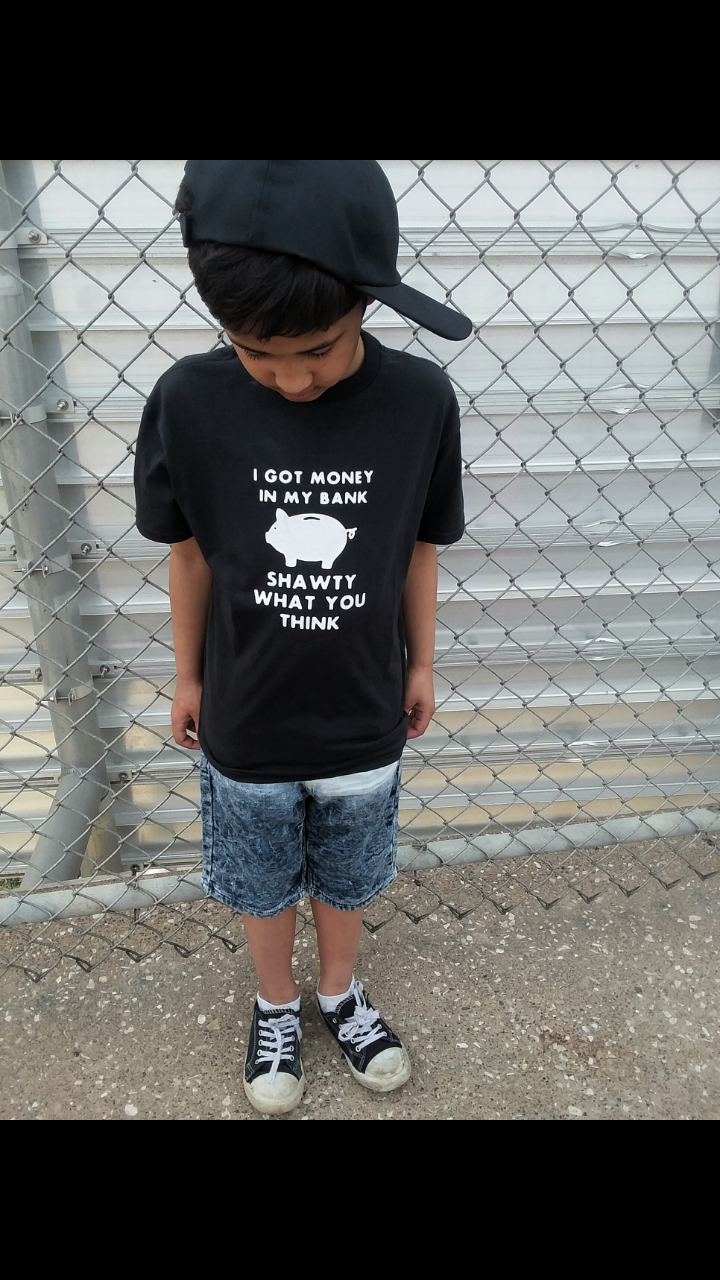 I got money in the bank shawty what you think Boys Shirt