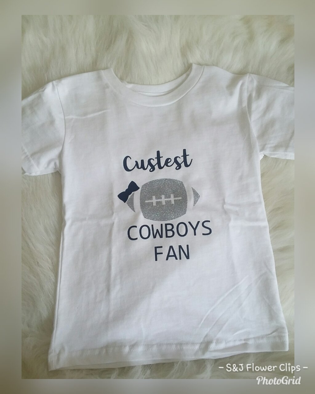 Cutest Cowboys Fan Shirt NFL Pick Your Team Football Girls Shirt