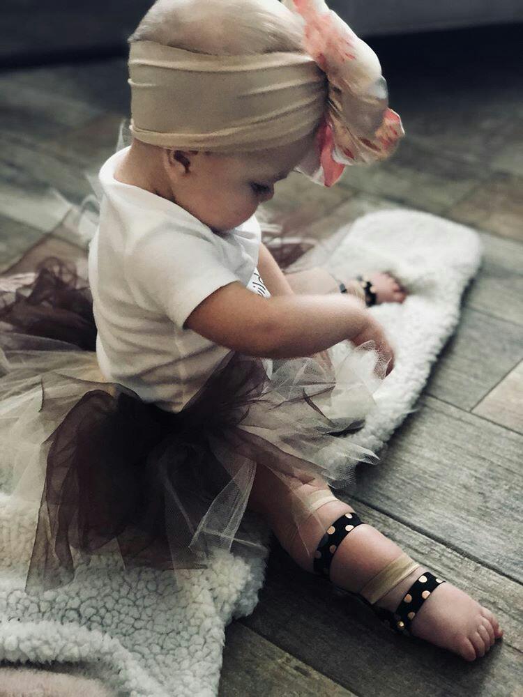 Ivory Lace, Brown, Tan Fall Tutu