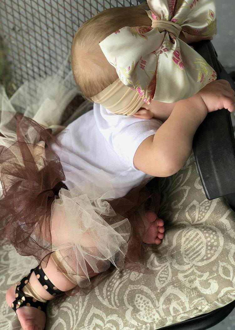 Ivory Lace, Brown, Tan Fall Tutu