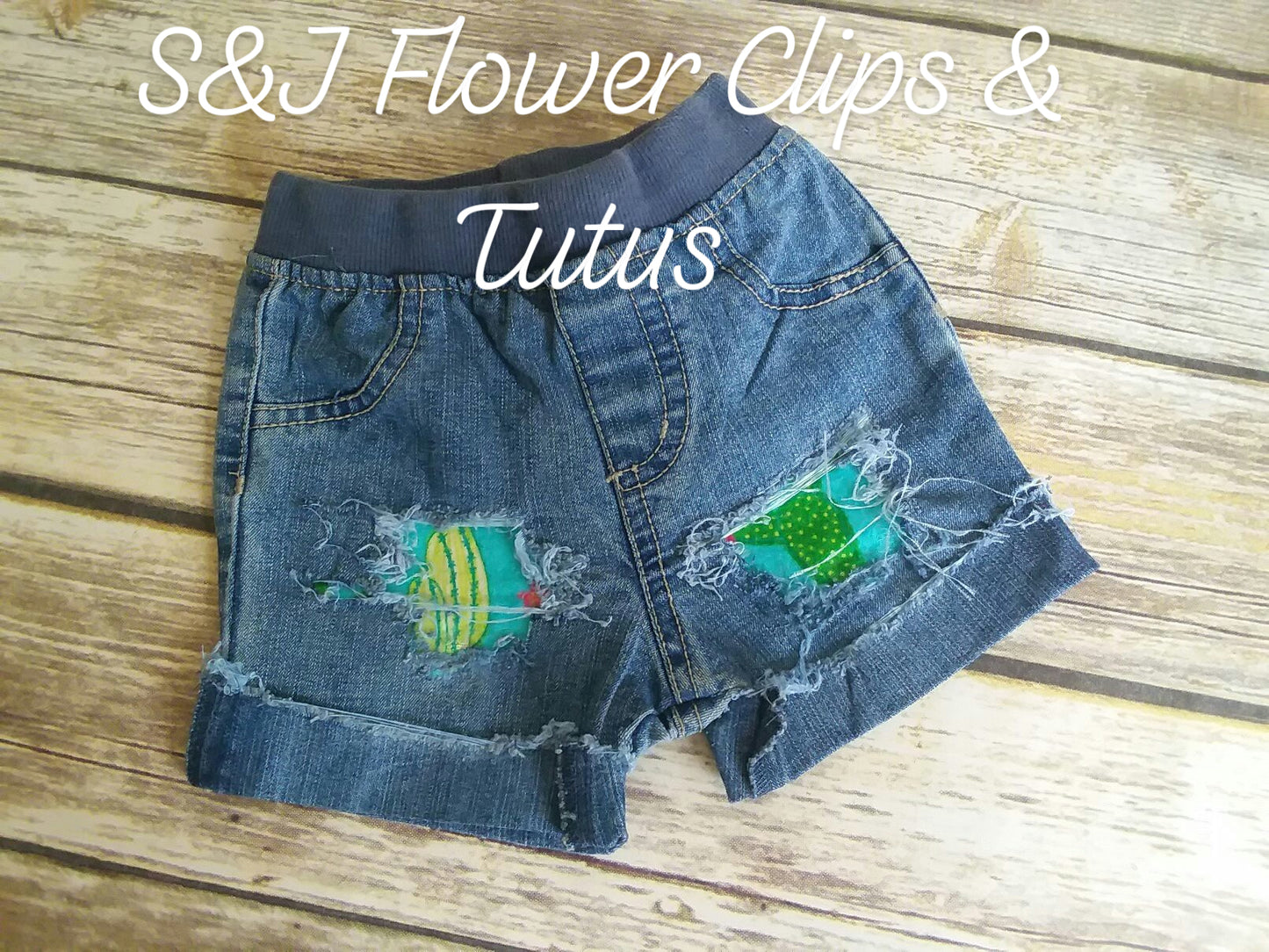 Cactus Girls Distressed Jeans Shorts Western