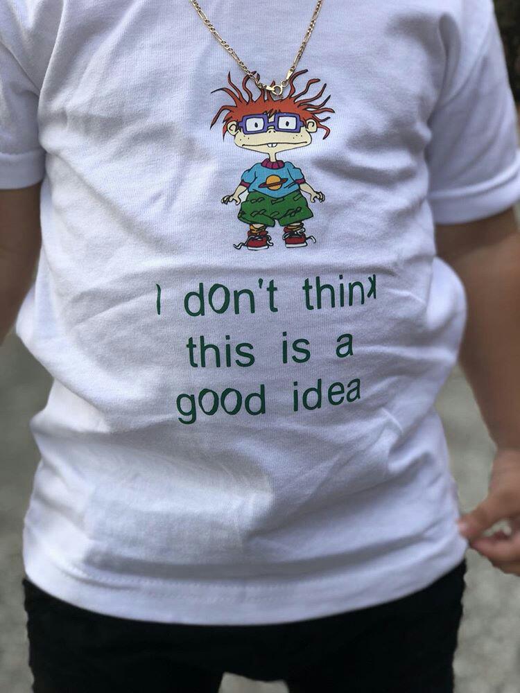 Rugrats Chucky I don't think this is a good idea Boys Shirt Girls Shirt