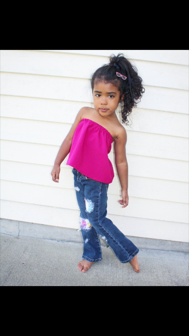 Pineapple Girls Distressed Jeans