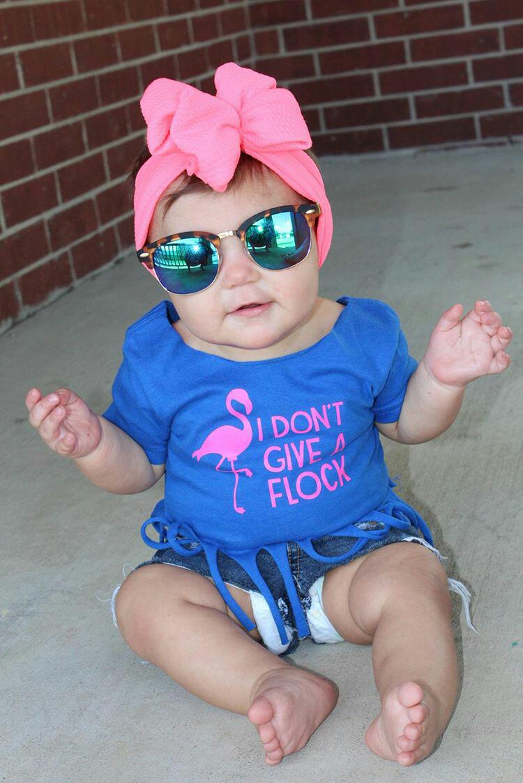 I dont give a flock Girls Shirt