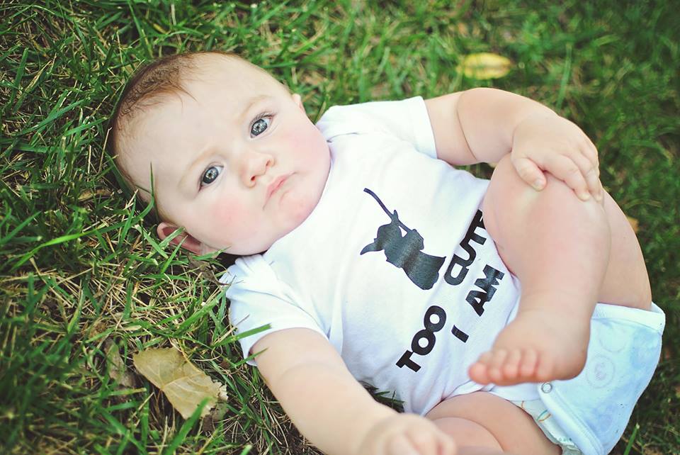 Star Wars Yoda Too Cute I am Boys Shirt Girls Shirt