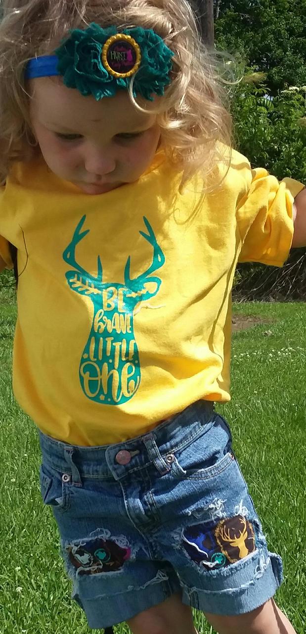 Be Brave Little One Girls Shirt