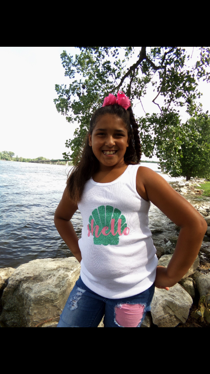 Shello Mermaid Girls Shirt