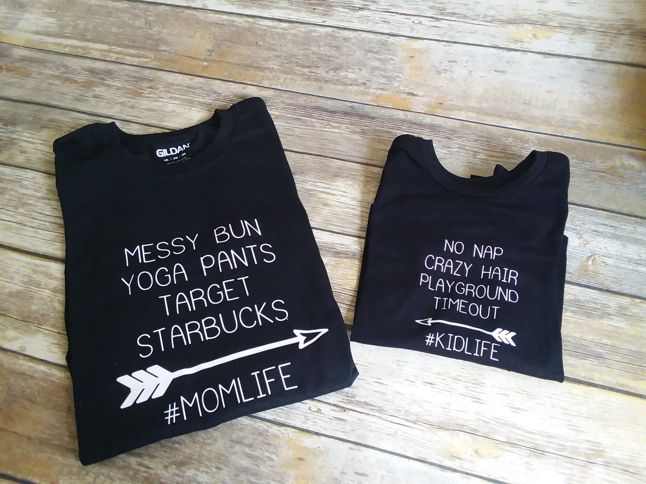Mommy and Me #momlife #kidlife Ladies Shirt Girls Shirt Boys Shirt
