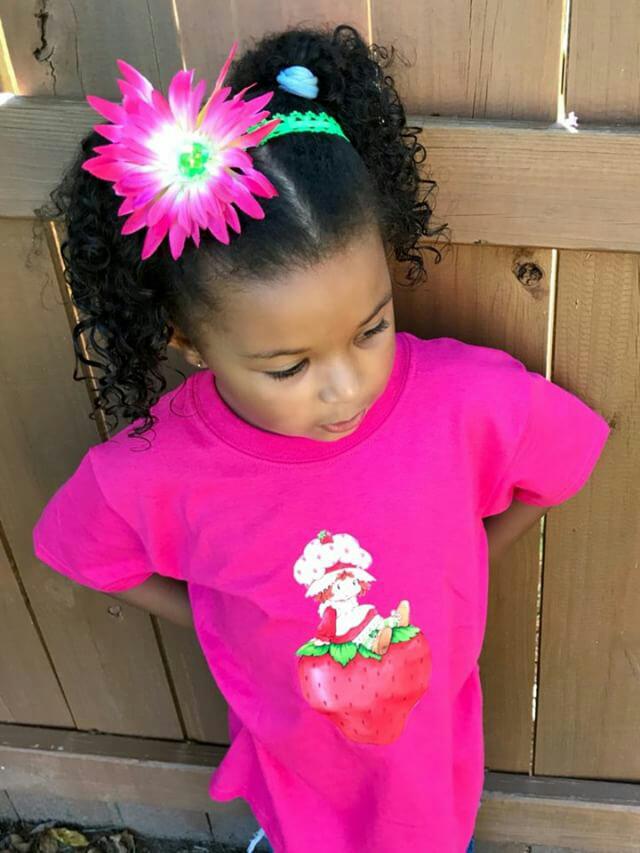 Strawberry Shortcake Cartoon Girls Shirt