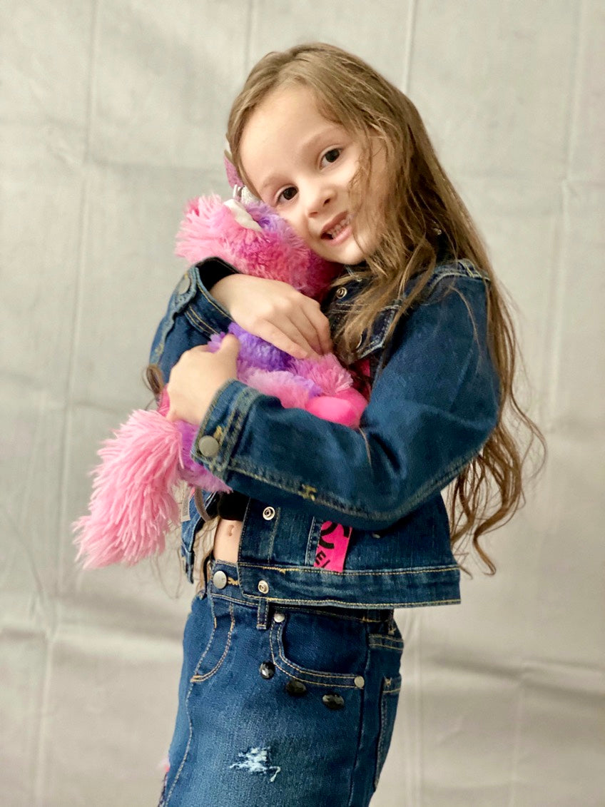 Chanel Designer Denim Jacket Girls