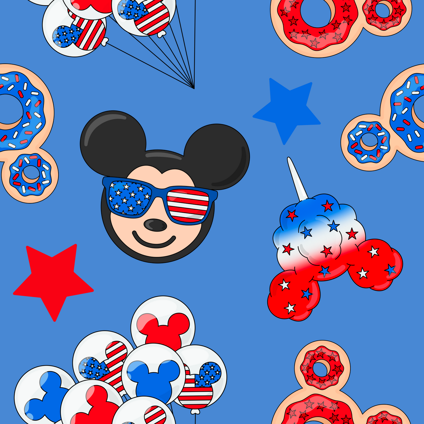 Mickey 4th of July Handmade