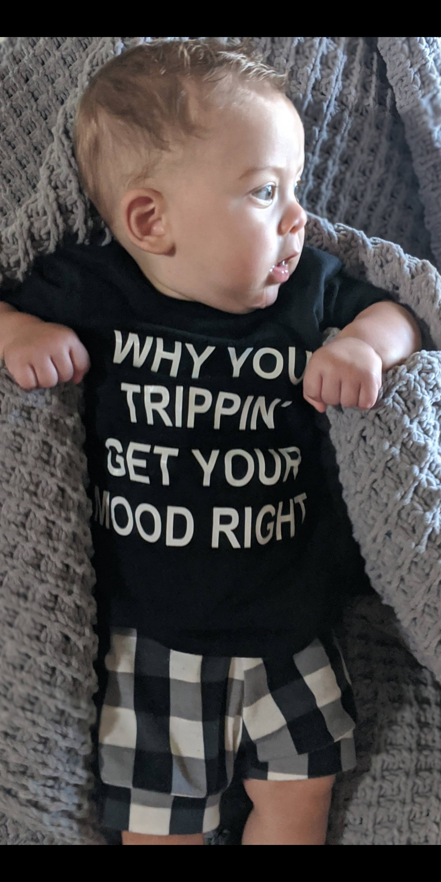 Why You Trippin Get Your Mood Right Girls Shirt boys Shirt