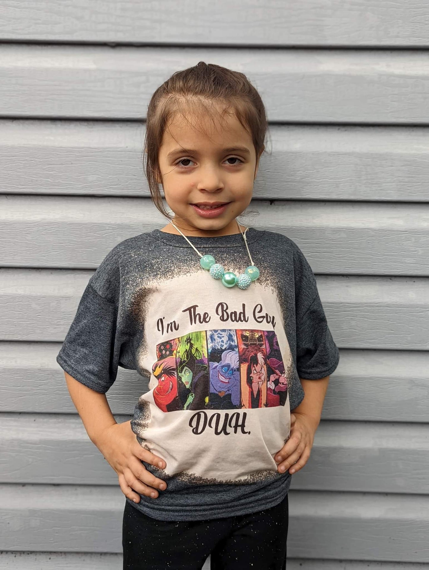 I'm The Bad Guy Duh Disney Villains Girls Shirt Ladies Shirt