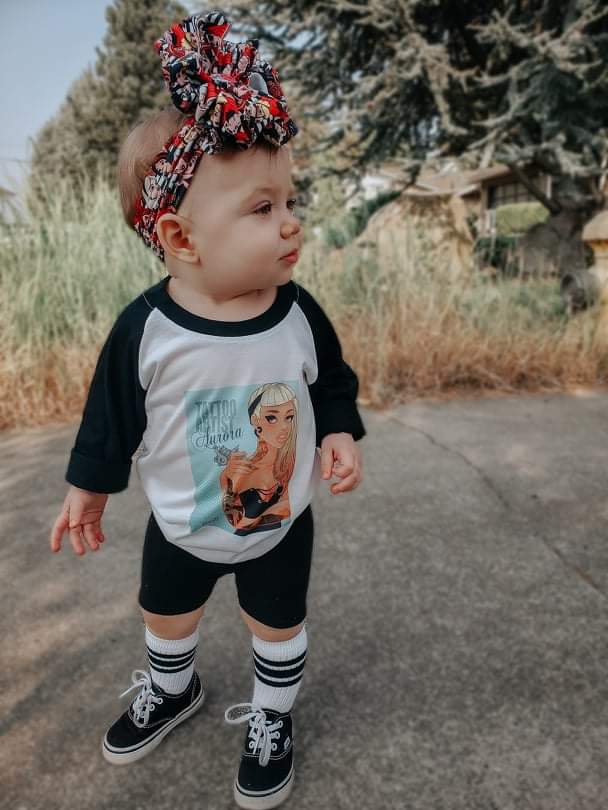 Tatted Disney Princess Aurora Girls Shirt