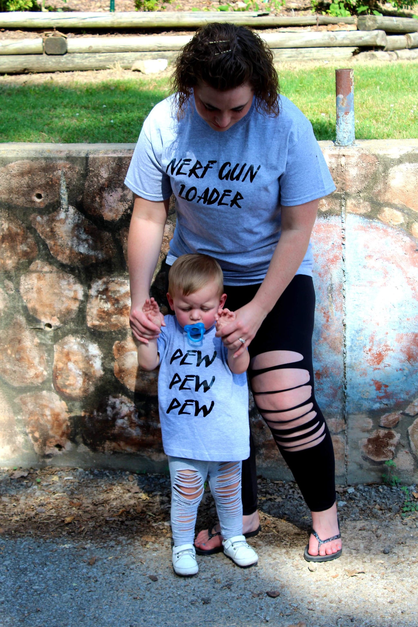 Nerf Gun Loader Pew Pew Pew Adult Ladies Shirt Girls Shirt Boys Shirt Mens Shirt