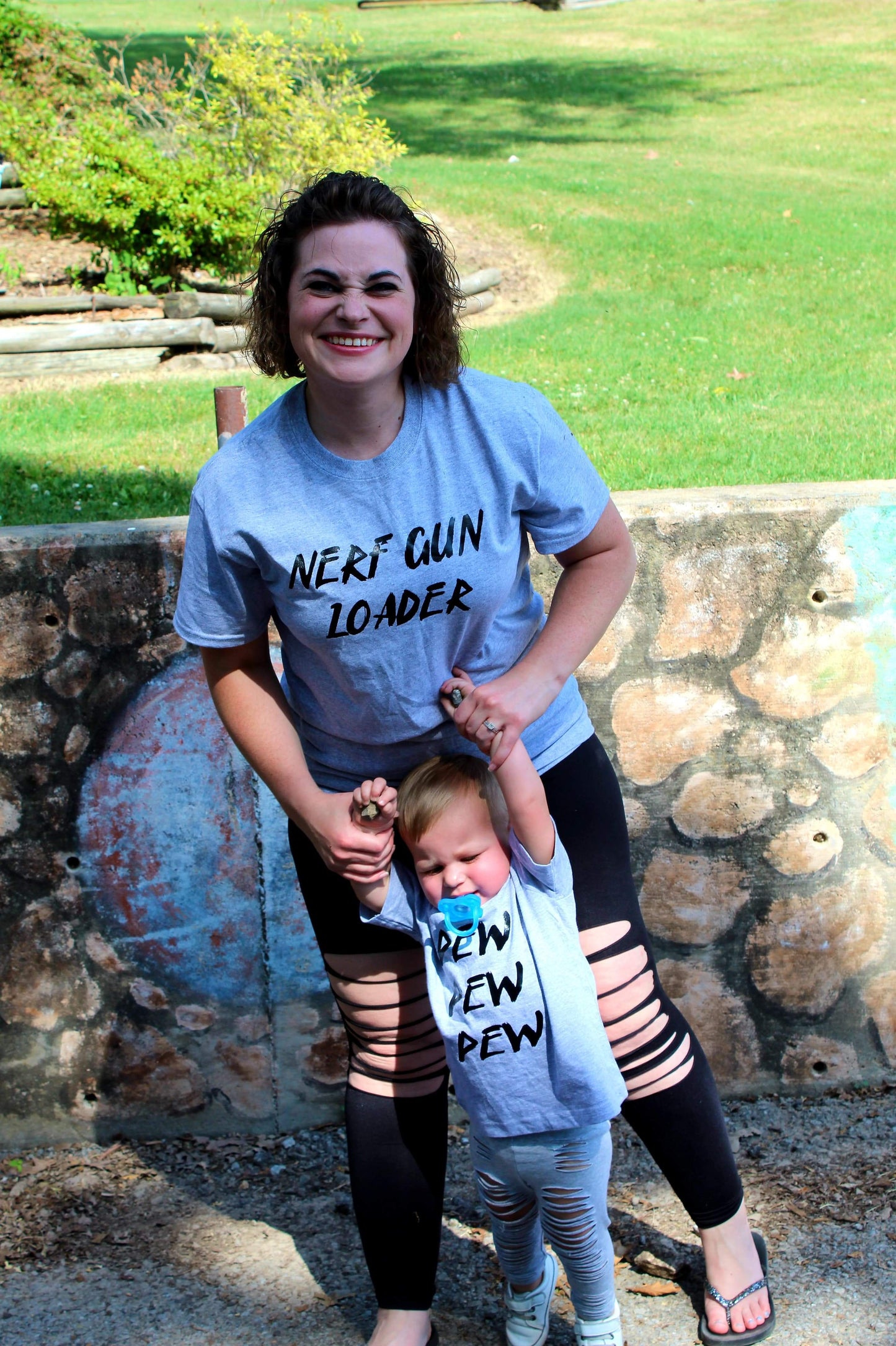 Nerf Gun Loader Pew Pew Pew Adult Ladies Shirt Girls Shirt Boys Shirt Mens Shirt