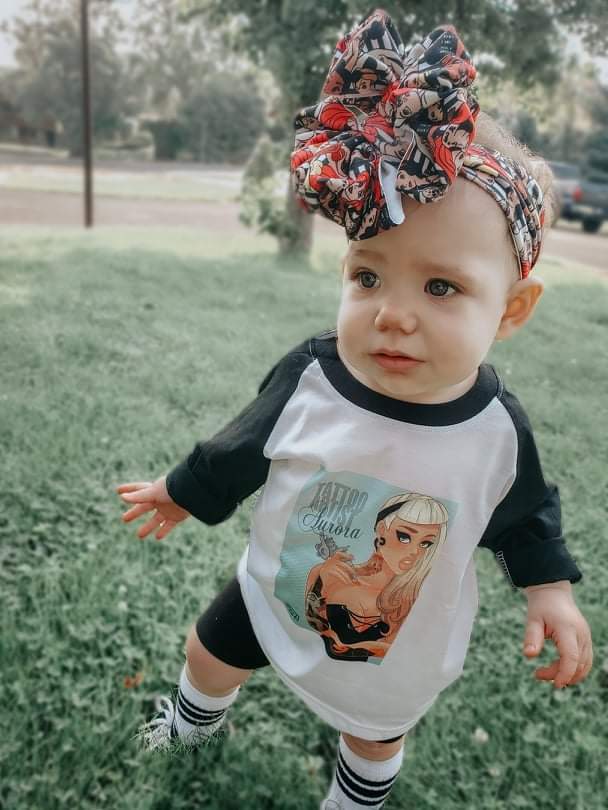 Tatted Disney Princess Aurora Girls Shirt