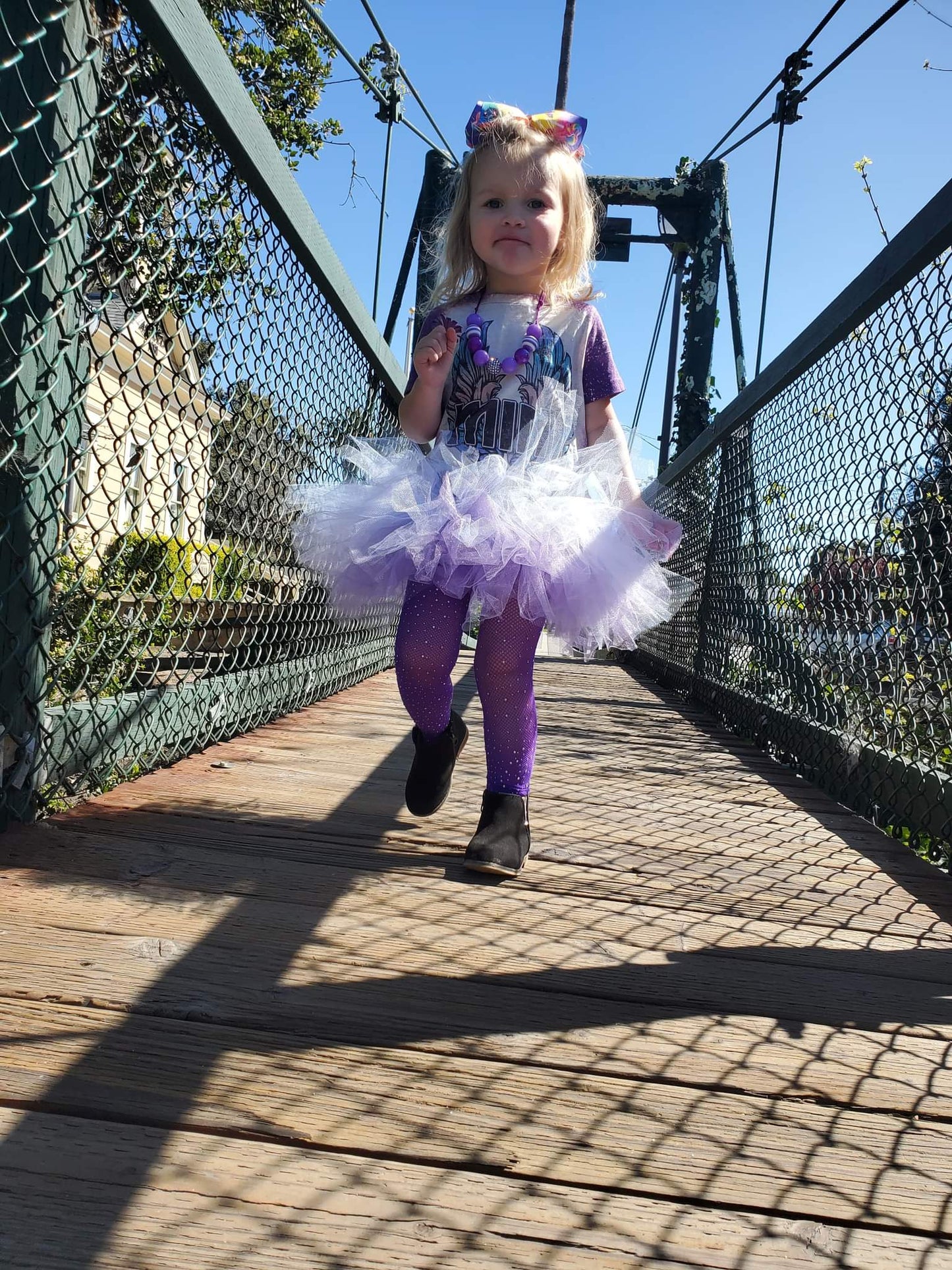 Peek A Boo Purple Tutu