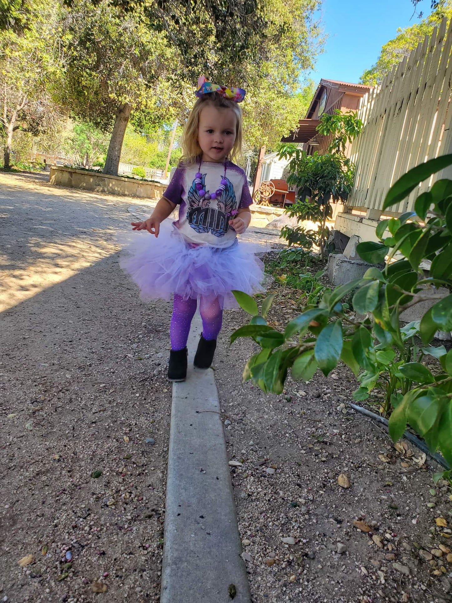 Peek A Boo Purple Tutu