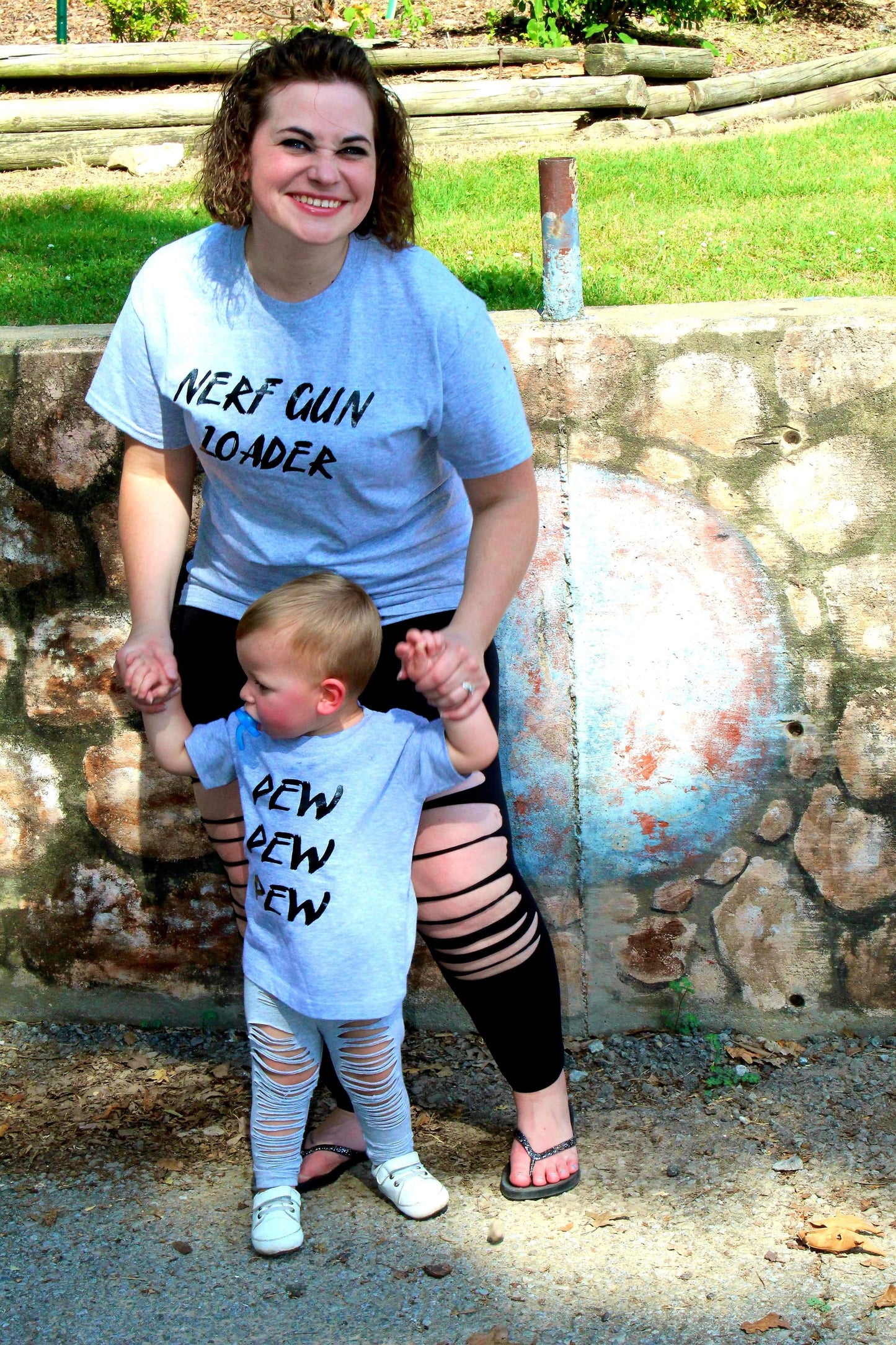 Nerf Gun Loader Pew Pew Pew Adult Ladies Shirt Girls Shirt Boys Shirt Mens Shirt