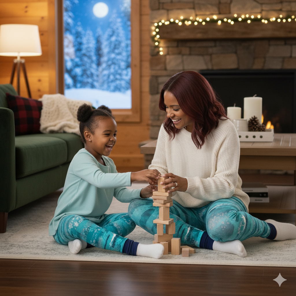 Winter Brushstrokes Christmas Handmade