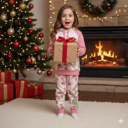 Pink Grinch Christmas Handmade