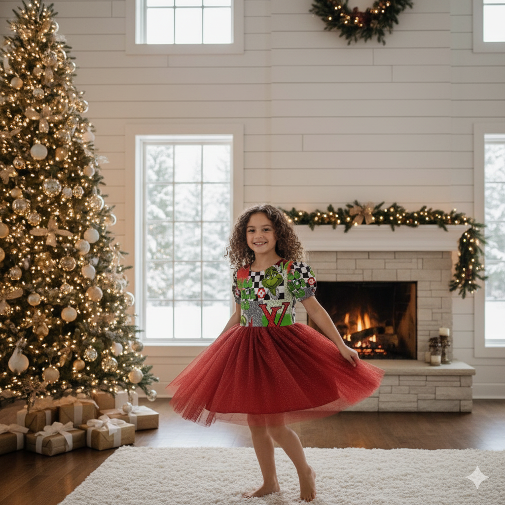 LV Grinch Christmas Handmade