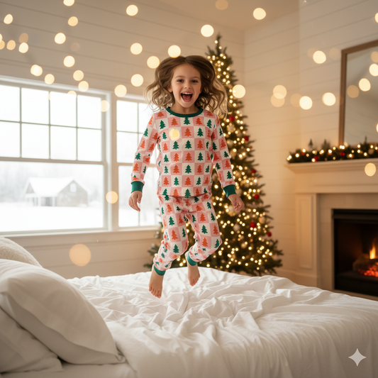 Checker Christmas Tree Handmade