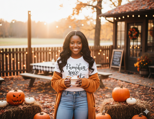 Pumpkin Spice Lattes Girls Shirt Boys Shirt Fall