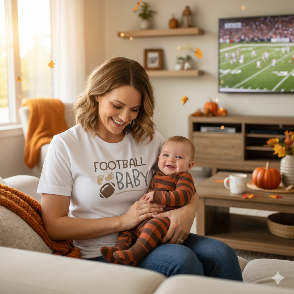 Football Baby Girls Shirt Boys Shirt Fall