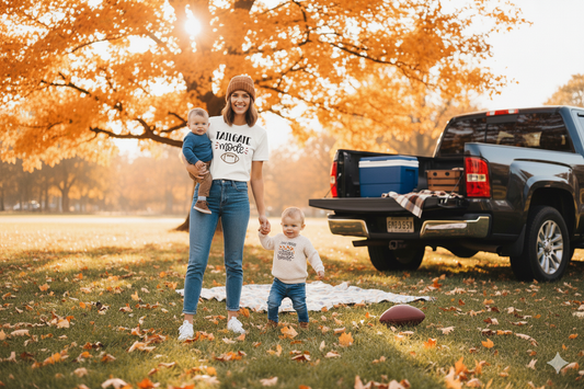 Tailgate Mode Girls Shirt Boys Shirt Fall Football