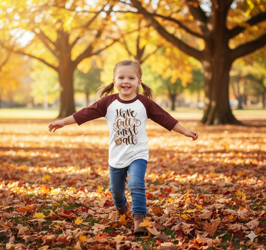 I love Fall Most Of All Girls Shirt Boys Shirt Ladies Shirt