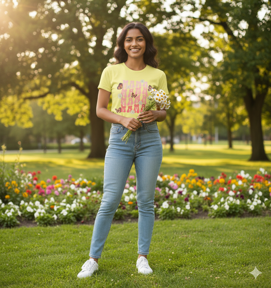 Butterfly Mama Ladies Shirt