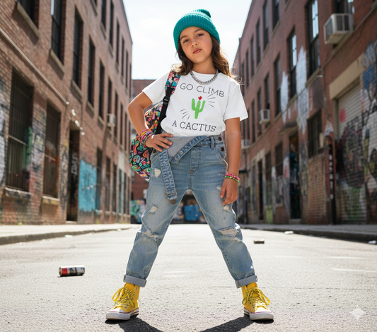 Go Climb A Cactus Boys Shirt Girls Shirt Western
