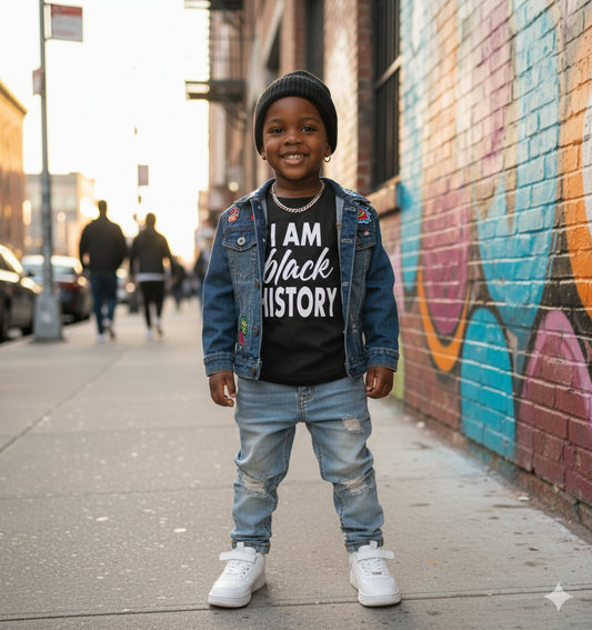 I am black History Girls Shirt Boys Shirt