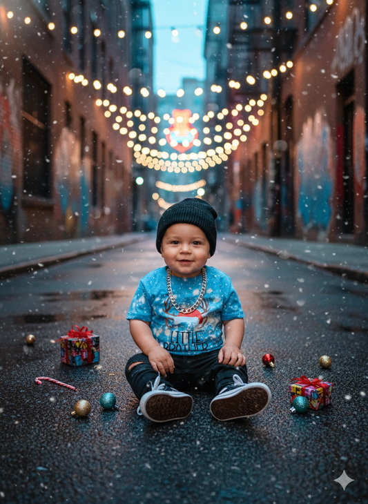 Little Brother Christmas Boys Shirt Mens Shirt