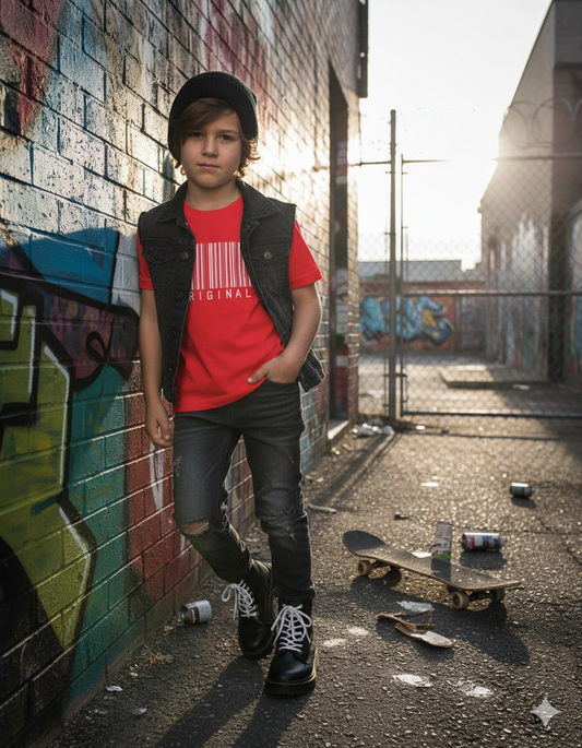 Barcode Orginal Boys Shirt Girls Shirt
