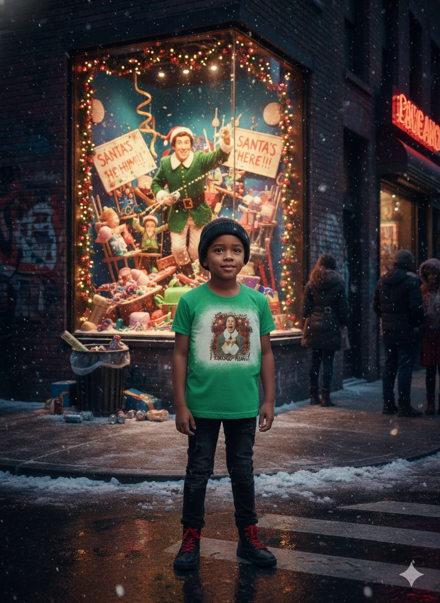 Omg Santa I know Him  Christmas Boys Shirt Girls Shirt Ladies Shirt Mens Shirt