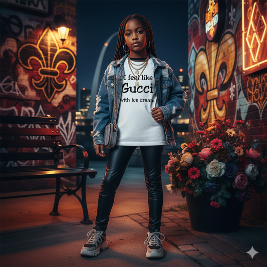 I Feel Like Gucci With Ice Cream Boys Shirt Girls Shirt