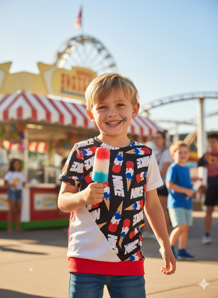 Nike Ice Cream 4th of July Handmade