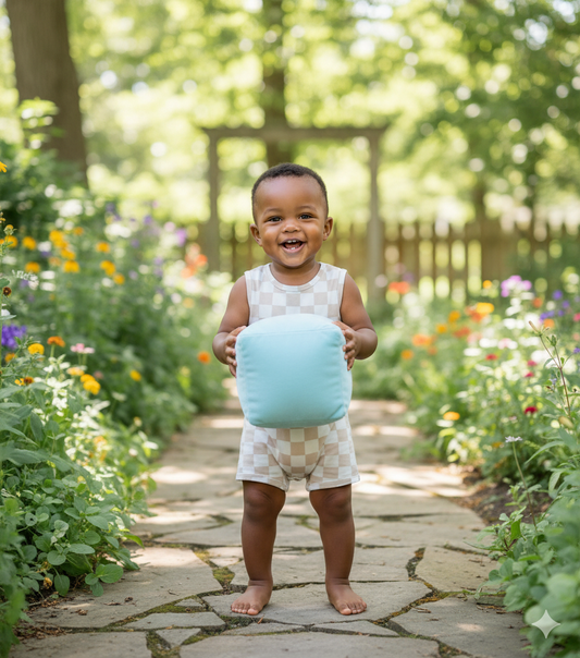 Light Tan Checker Handmade