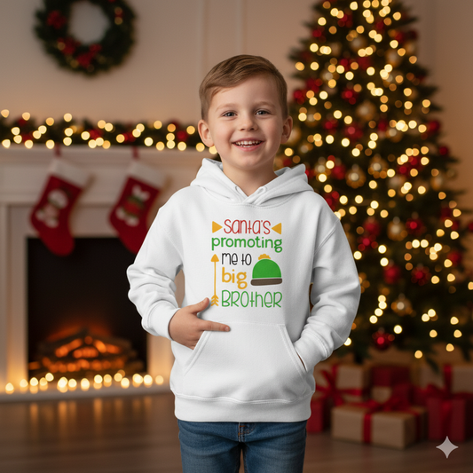 Santa Promoting me to big brother Christmas Boys Shirt