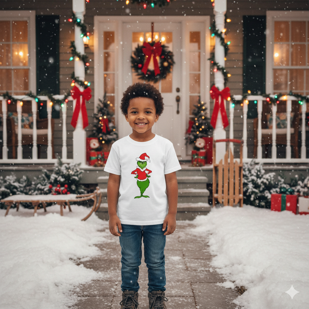 Grinch Christmas Boys Shirt Girls Shirt